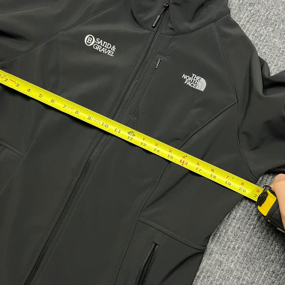 North Face Womens Apex Bionic 2 WindWall Softshell Jacket Black Large Ski Zip - Picture 4 of 10
